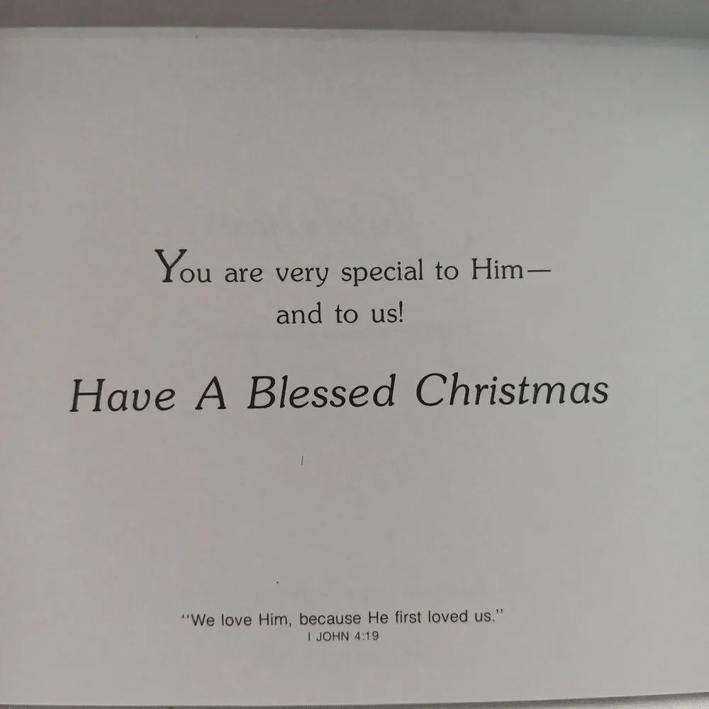 18 Holiday Cards With Envelopes Joyfully Yours Baby in The Manger Religious